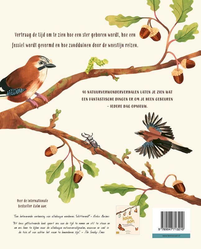 Achterkant van Kalm aan ... en kijk om je heen
