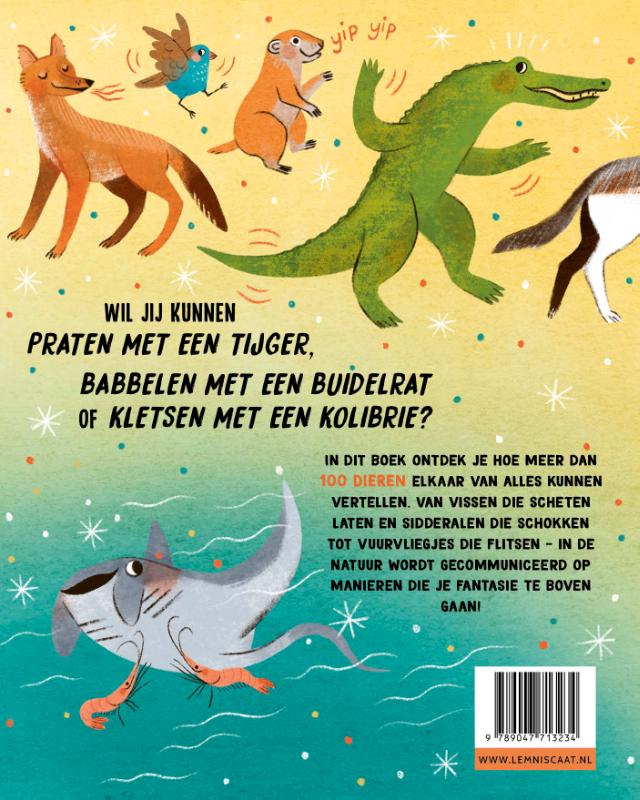 Achterkant van Zo praat je met een tijger ... en andere dieren