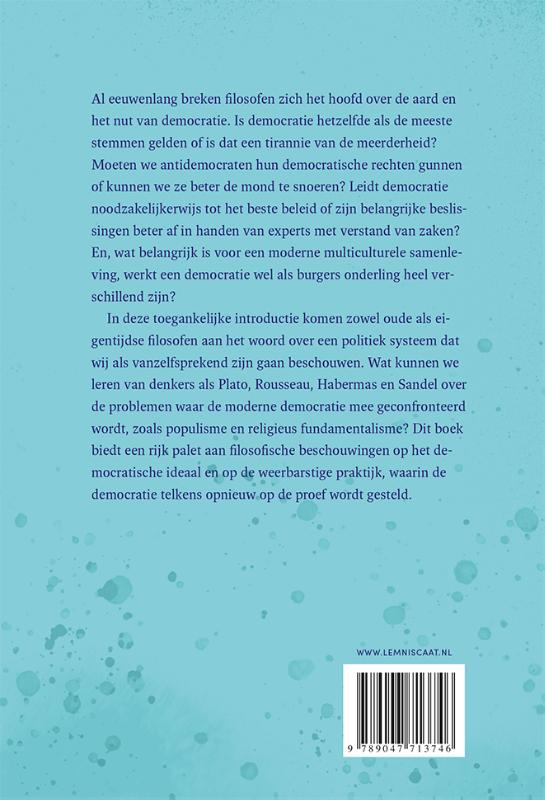 Achterkant van Denken over democratie