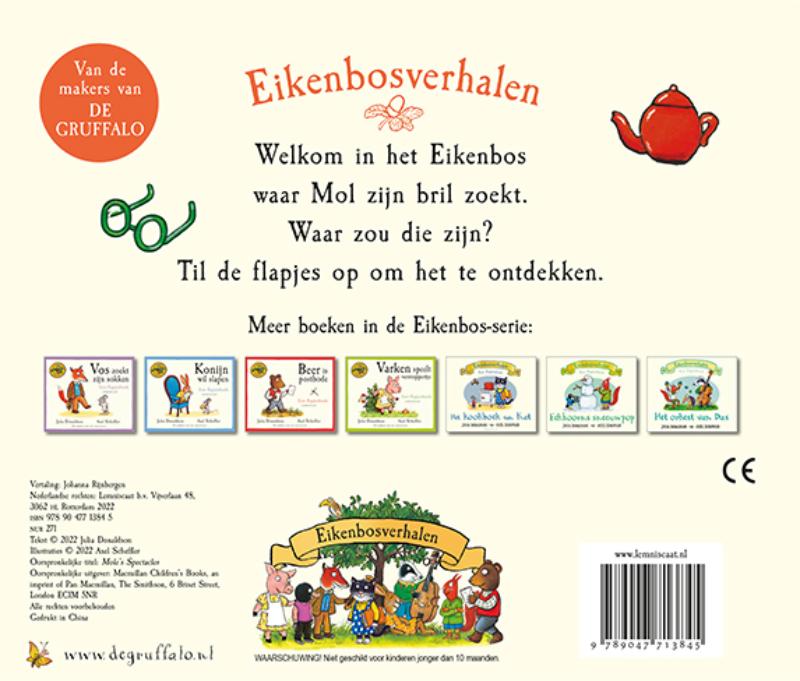 Achterkant van De bril van mol