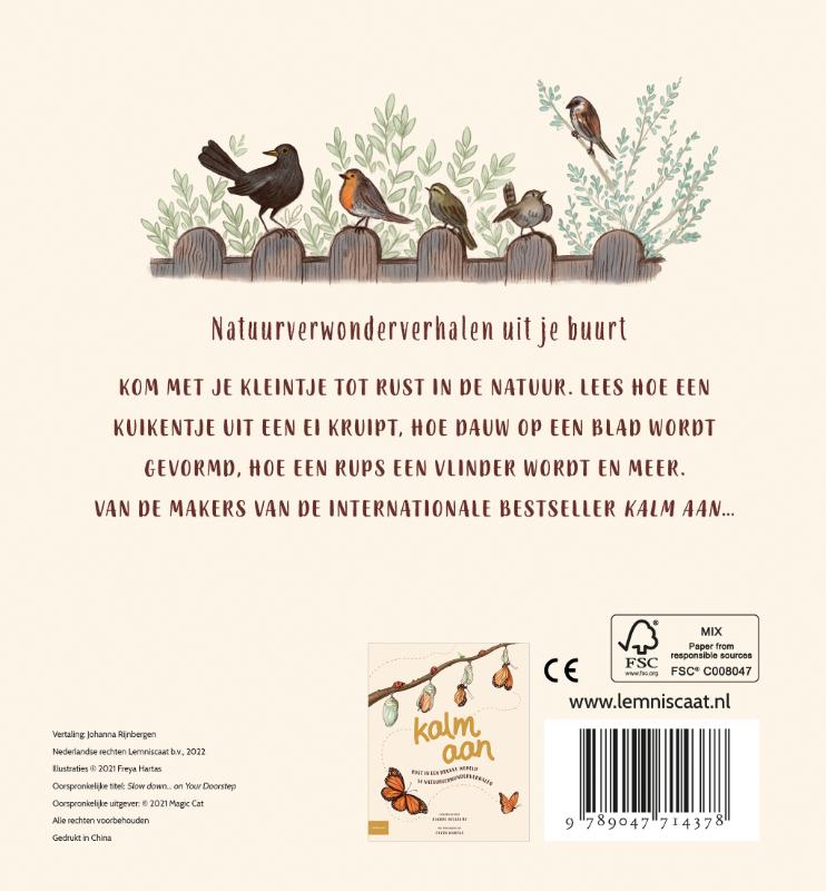 Achterkant van Kalm aan ... in je buurt