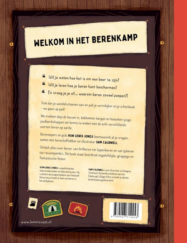 Achterkant van Poepen beren in het bos?