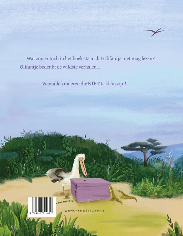 Achterkant van Te klein