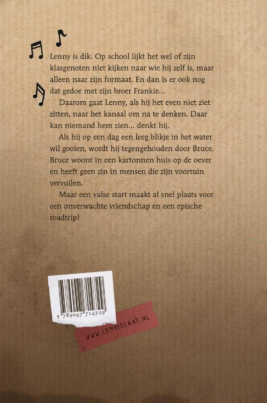 Achterkant van Cardboard Cowboys
