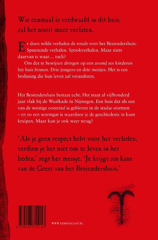 Achterkant van De geest van het Besiendershuis