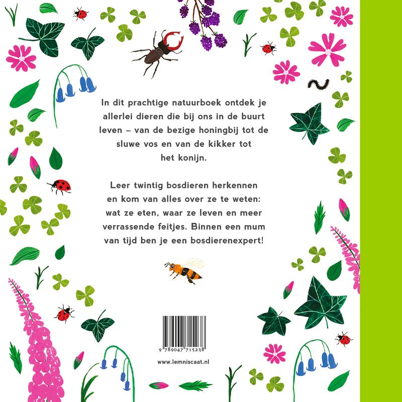 Achterkant van Mijn eerste bosdierenboek