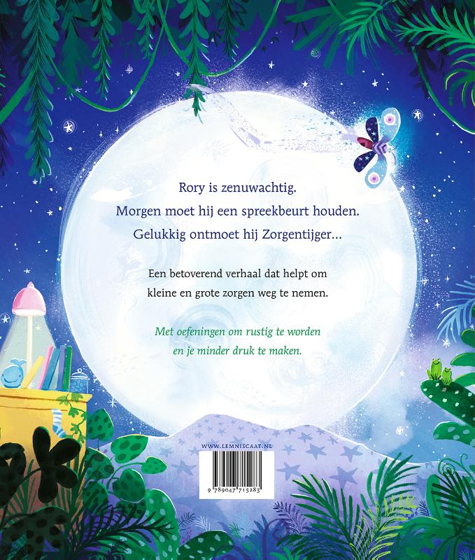 Achterkant van De zorgentijger