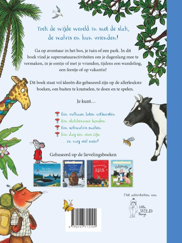 Achterkant van De slak en de walvis en hun vrienden buitendoeboek