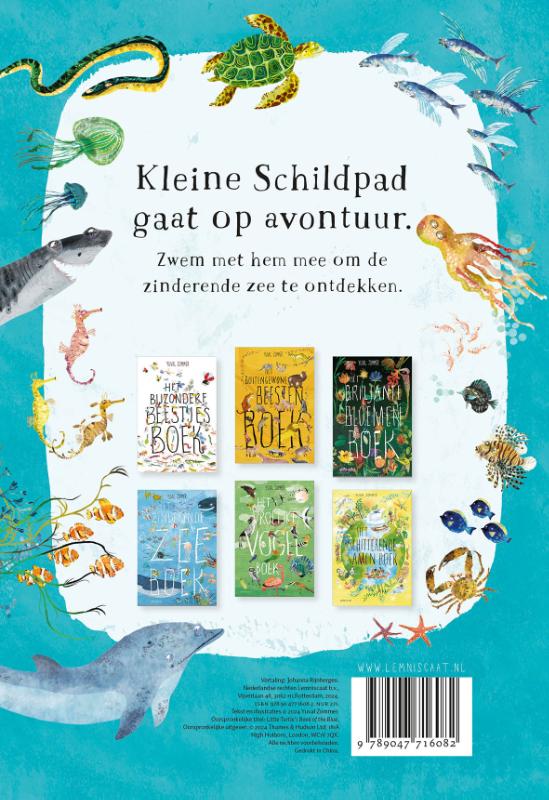 Achterkant van Het Zeeboek van Kleine Schildpad