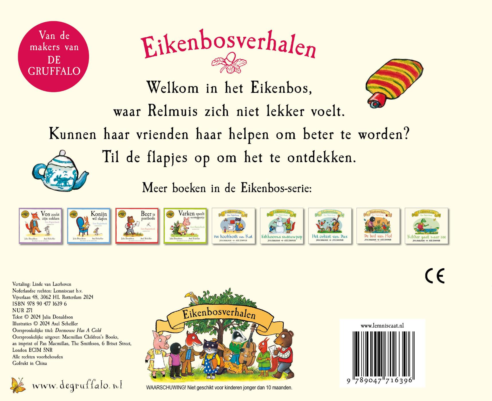 Achterkant van Relmuis is verkouden