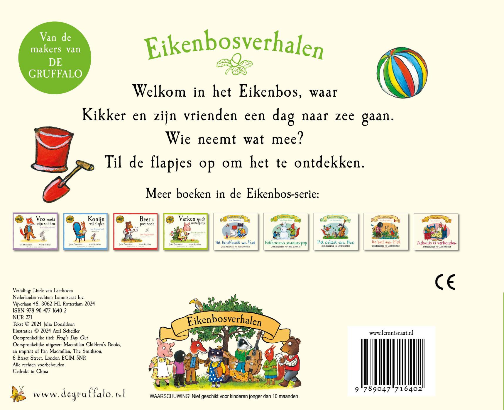 Achterkant van Kikker gaat naar zee