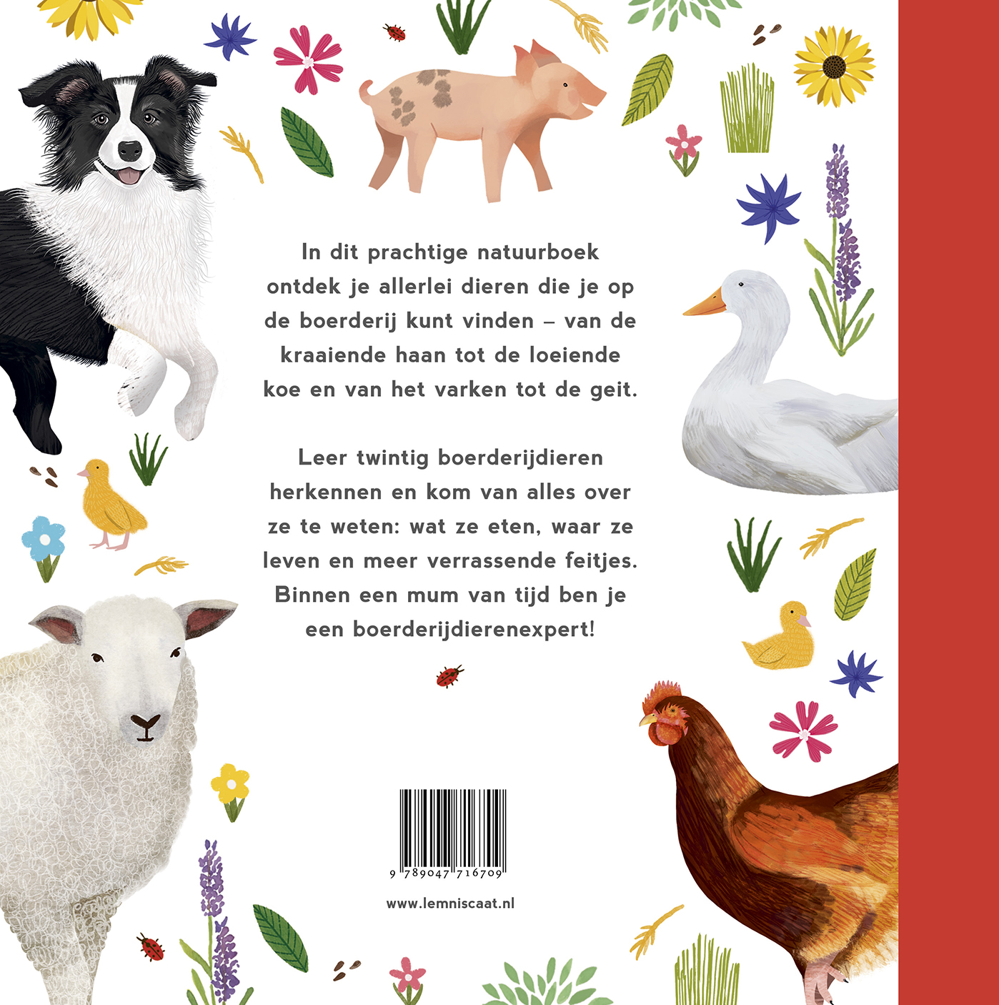Achterkant van Mijn eerste boerderijdierenboek