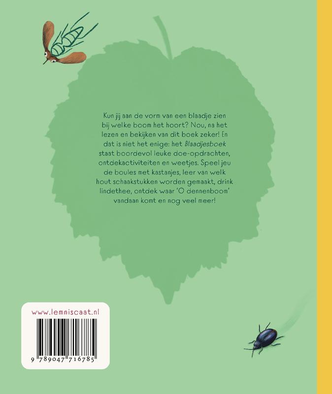 Achterkant van Blaadjesboek