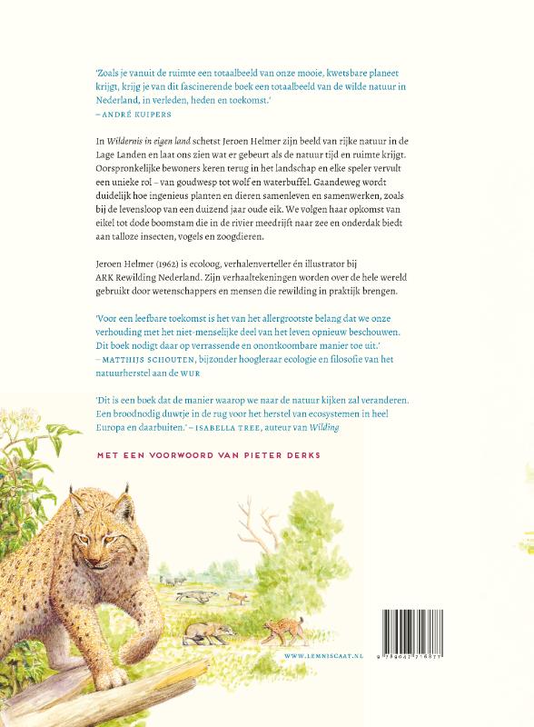 Achterkant van Wildernis in eigen land