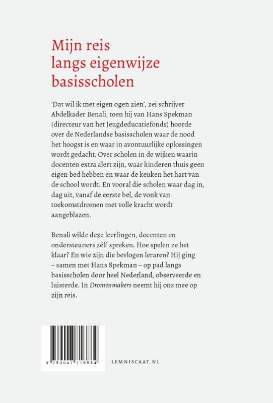 Achterkant van Dromenmakers