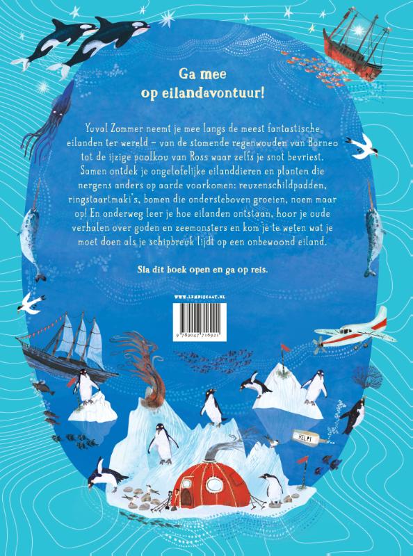 Achterkant van Onze eilanden