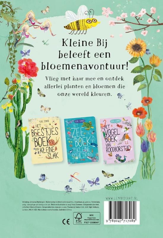 Achterkant van Het bloemenboek van Kleine Bij