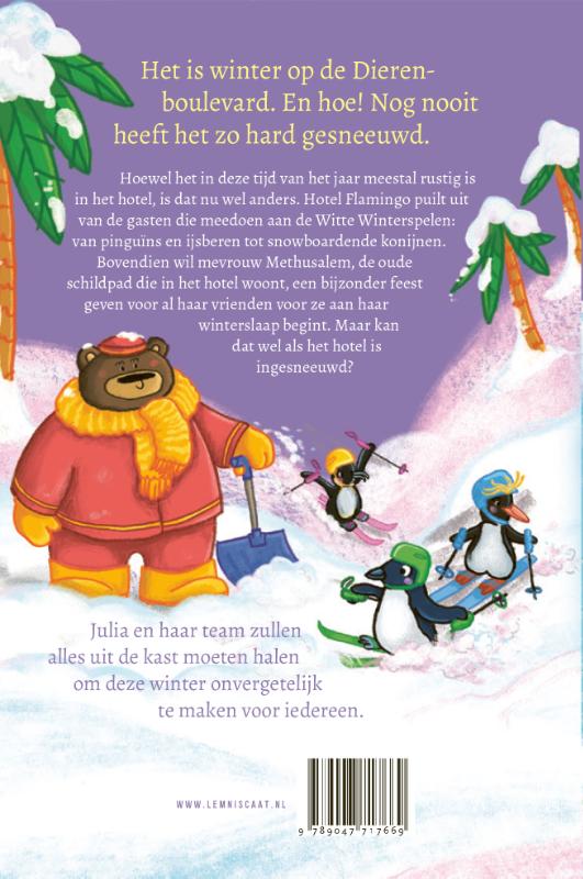 Achterkant van Waanzinnige winter