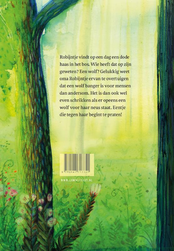 Achterkant van Robijntje en de wolf