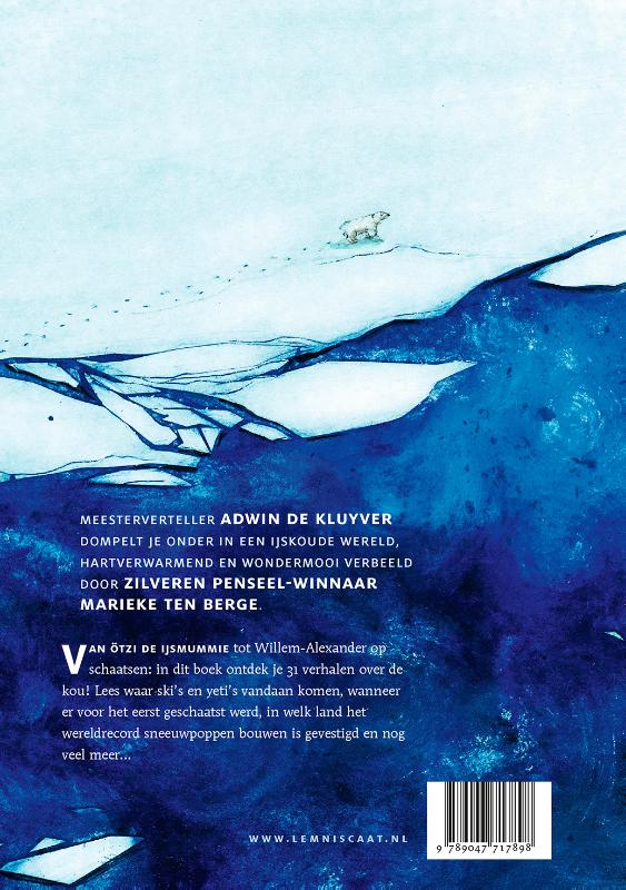 Achterkant van Het boek van ijs en sneeuw