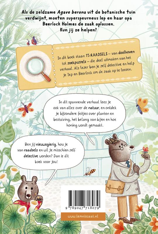Achterkant van Iep en Beerlock Holmes