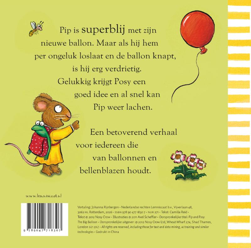 Achterkant van De grote ballon
