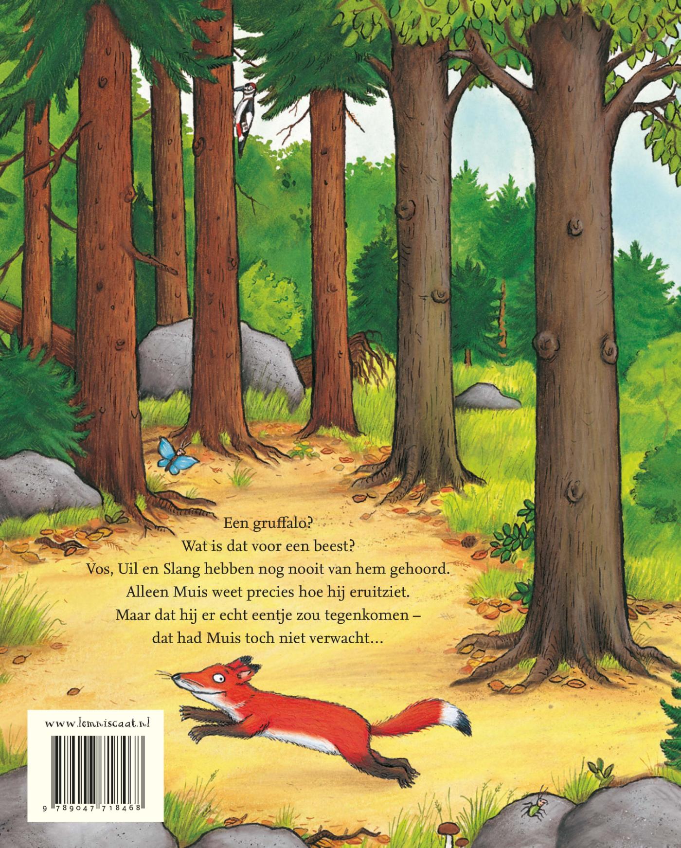 Achterkant van De Gruffalo