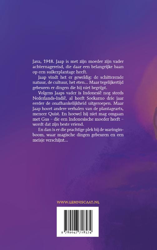 Achterkant van De lotus en de waringinboom