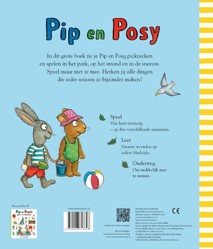 Achterkant van Mijn eerste memory. Superseizoenen