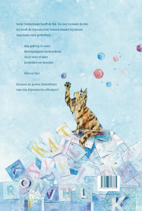 Achterkant van Sinterklaas heeft de Rijmelaritis