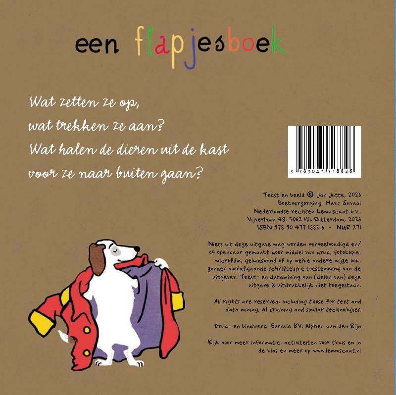 Achterkant van Een hemd voor Tijger