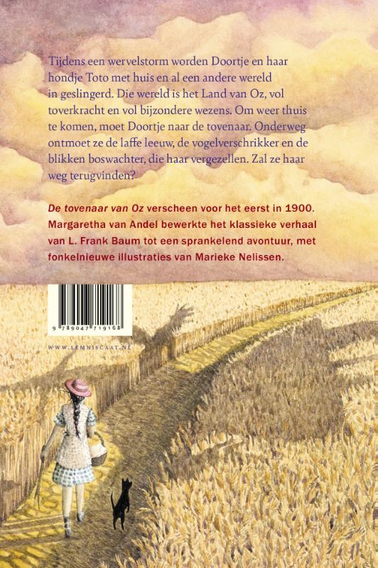 Achterkant van De tovenaar van Oz