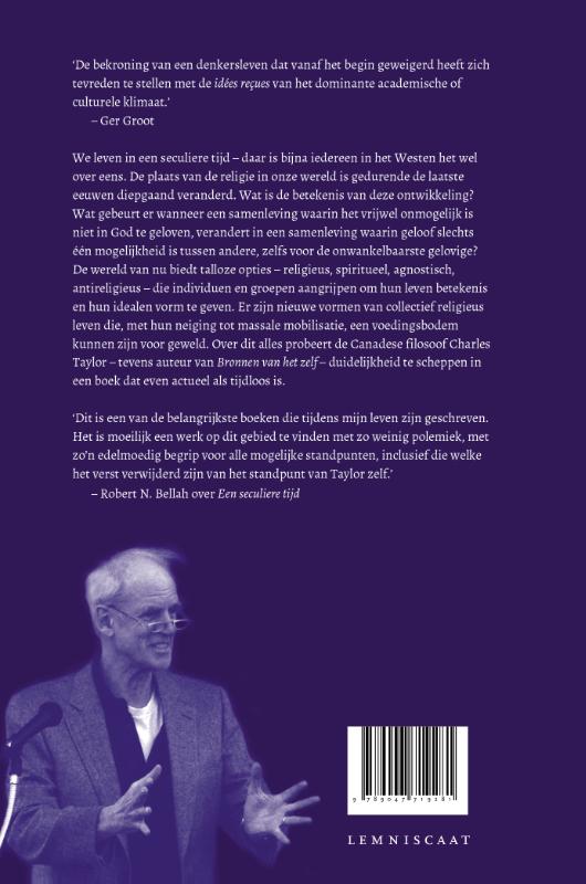 Achterkant van Een seculiere tijd