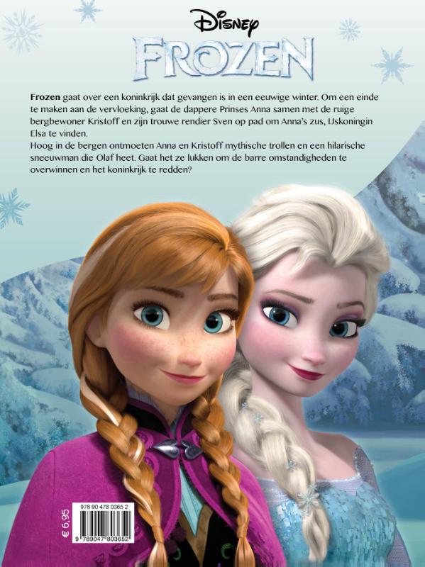 Achterkant van Frozen Filmstrip