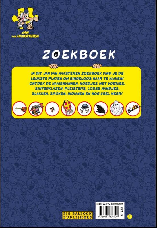 Achterkant van Jan van Haasteren zoekboek
