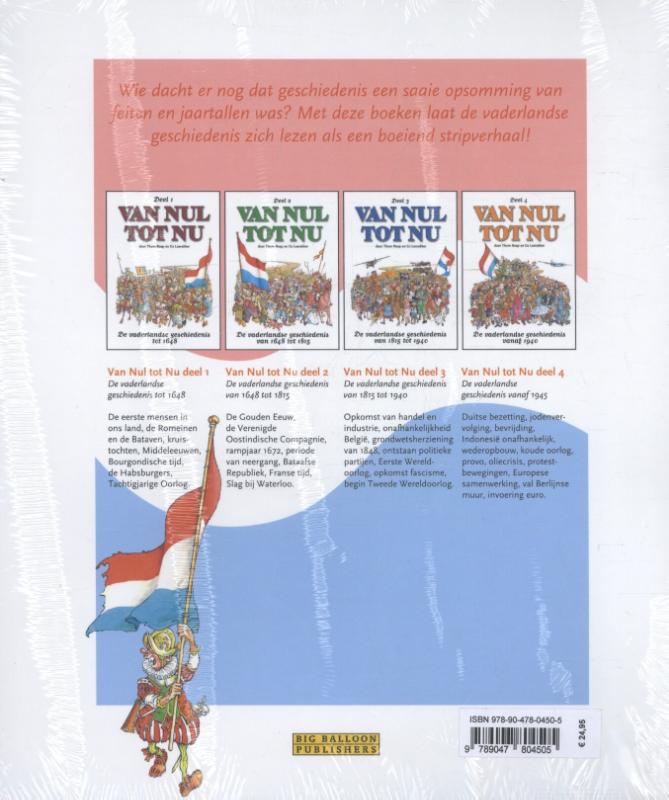 Achterkant van Van nul tot nu