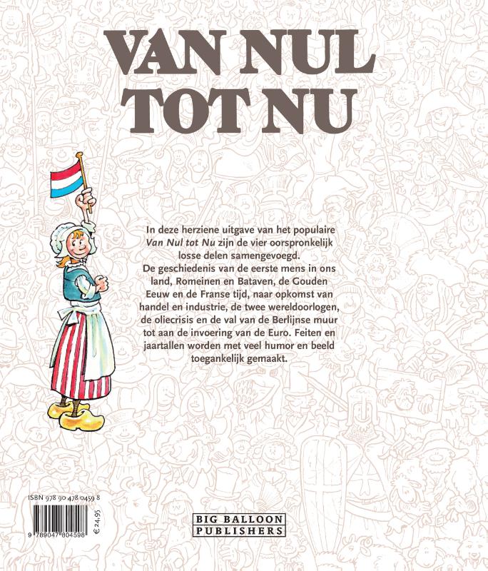 Achterkant van Van nul tot nu