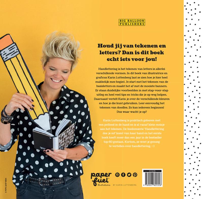 Achterkant van Handlettering voor jou