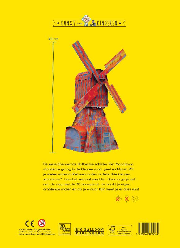 Achterkant van De Molen van Mondriaan