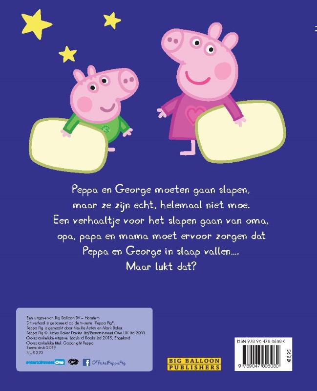 Achterkant van Slaap lekker Peppa