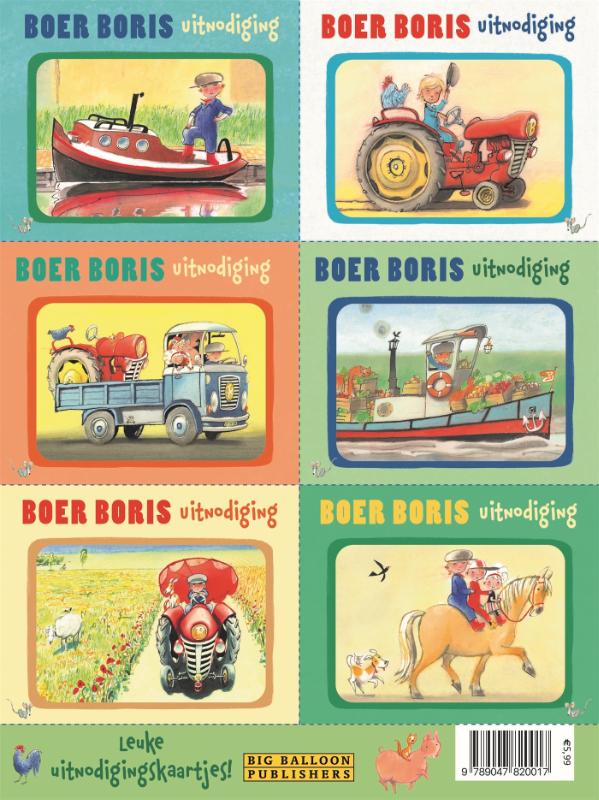 Achterkant van Boer Boris doeboek