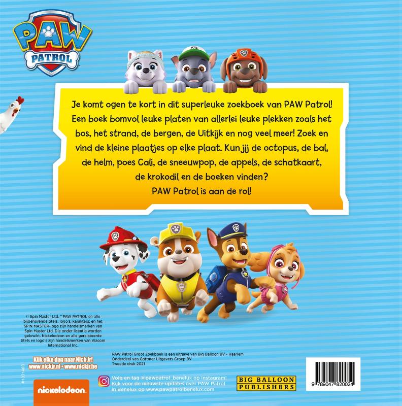 Achterkant van Groot zoekboek