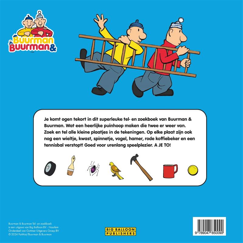 Achterkant van Tel- en zoekboek