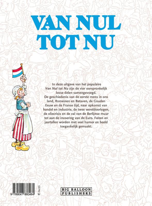 Achterkant van Van nul tot nu