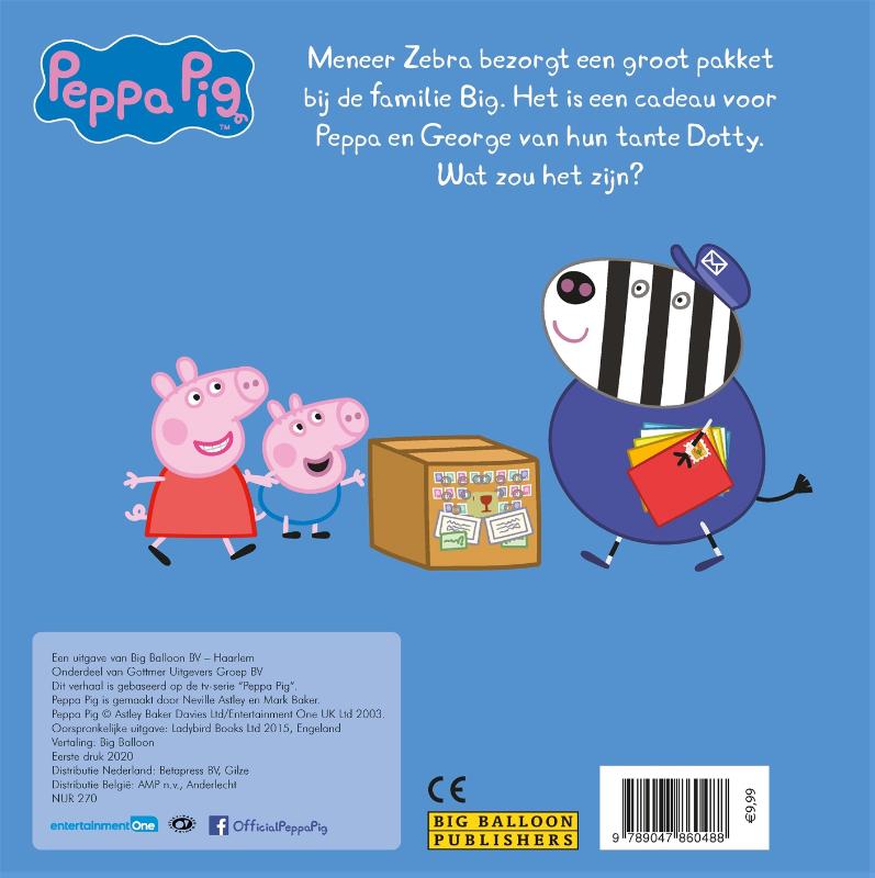 Achterkant van Peppa Pig – Een groot pakket?
