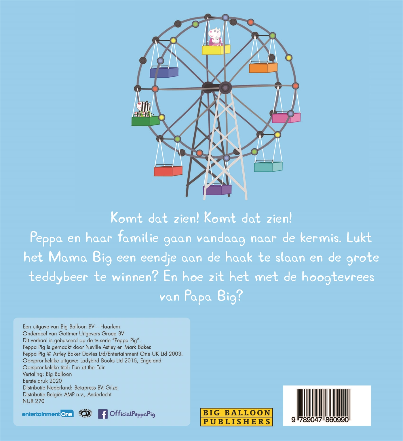 Achterkant van Op de kermis
