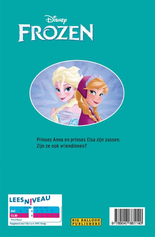 Achterkant van AVI Disney Frozen, De twee zussen