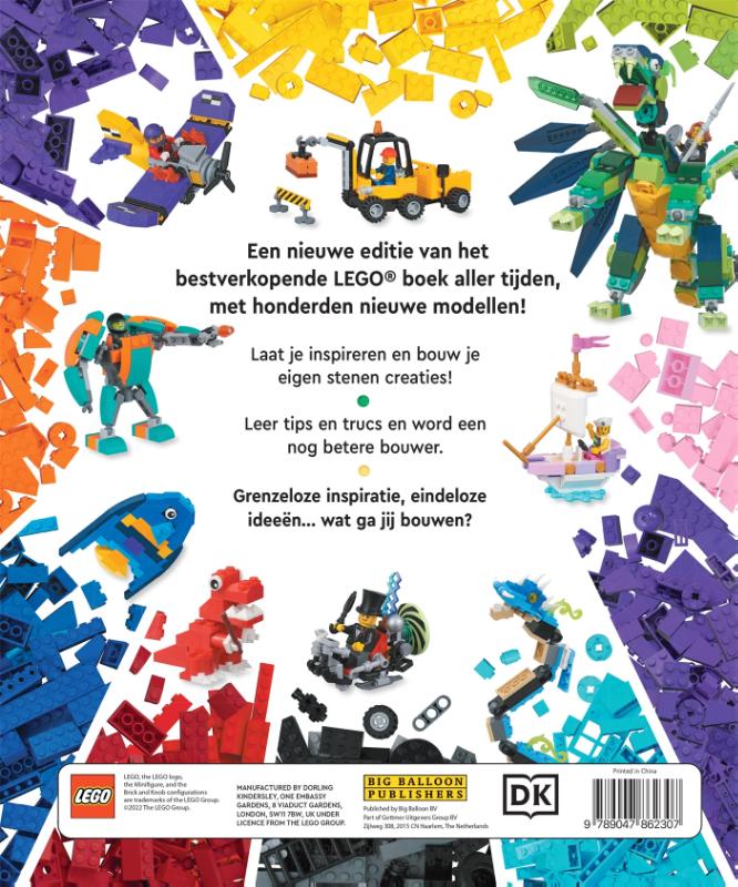 Achterkant van Groot Lego ideeënboek
