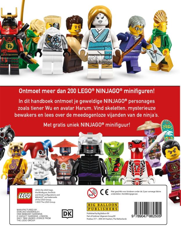 Achterkant van Geheimen van de Ninja