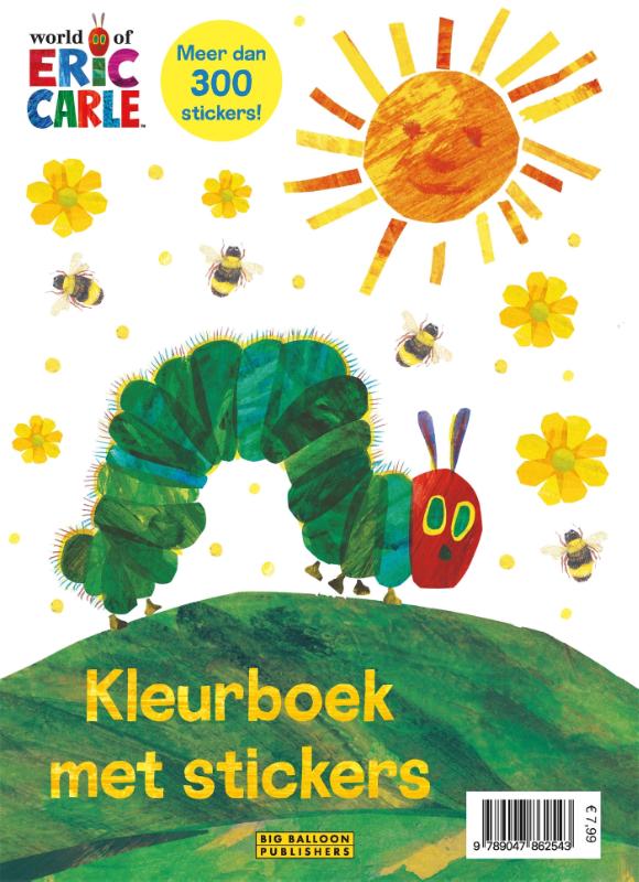 Achterkant van Kleurboek met stickers